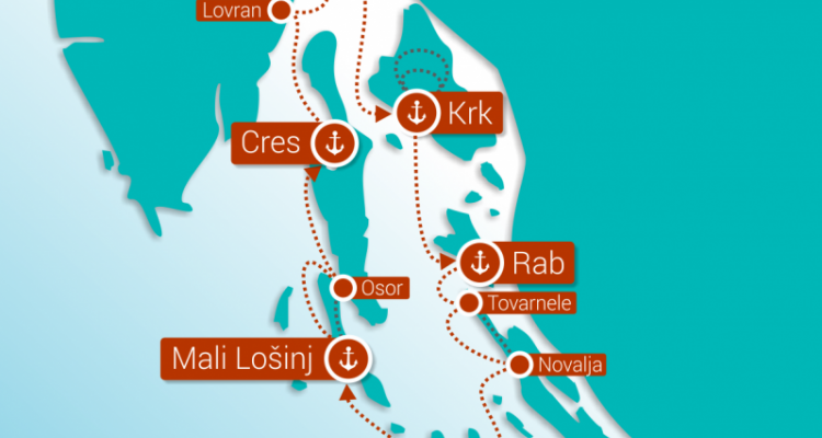 Kolesarjenje po Kvarnerju